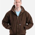 Men's Highland Flex180® Washed Duck Hooded Work Jacket