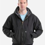 Men's Highland Flex180® Washed Duck Hooded Work Jacket