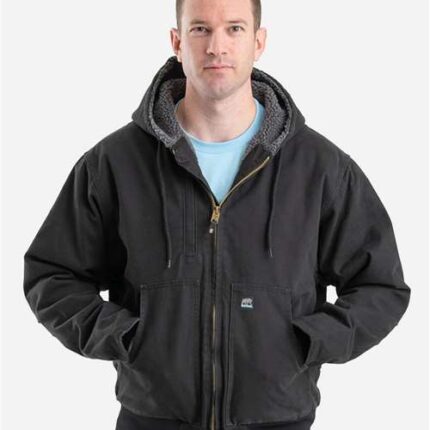 Men's Highland Flex180® Washed Duck Hooded Work Jacket