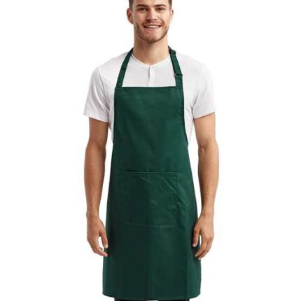 Recycled Pocket Bib Apron
