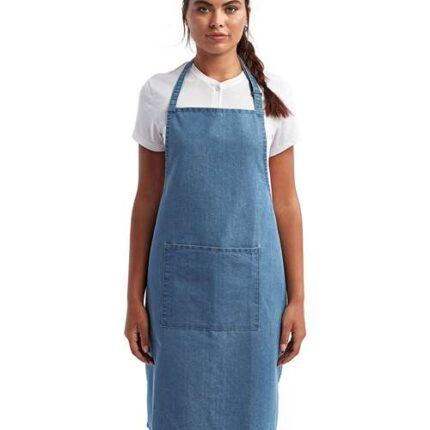 Recycled Pocket Bib Apron