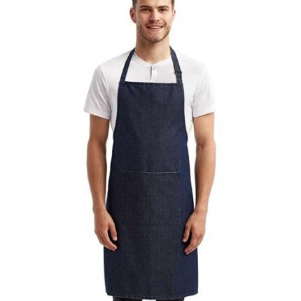 Recycled Pocket Bib Apron