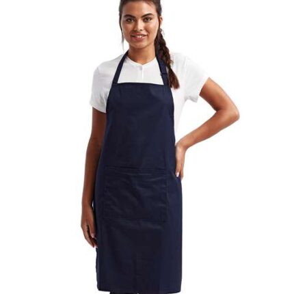 Recycled Pocket Bib Apron