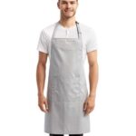 Recycled Pocket Bib Apron