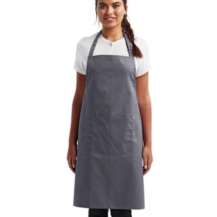 Recycled Pocket Bib Apron