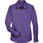 Women's Easy Blend™ Long Sleeve Twill Dress Shirt with Stain-Release