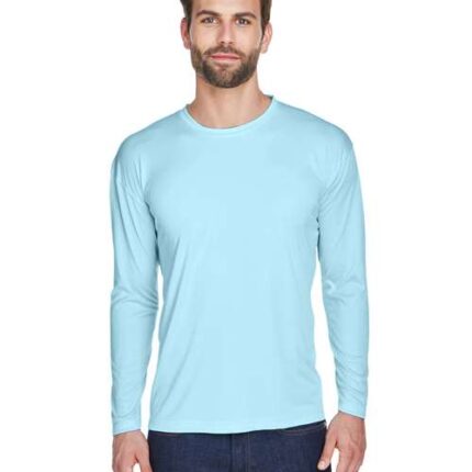 Men's Cool & Dry Sport Long Sleeve Performance Interlock T-Shirt