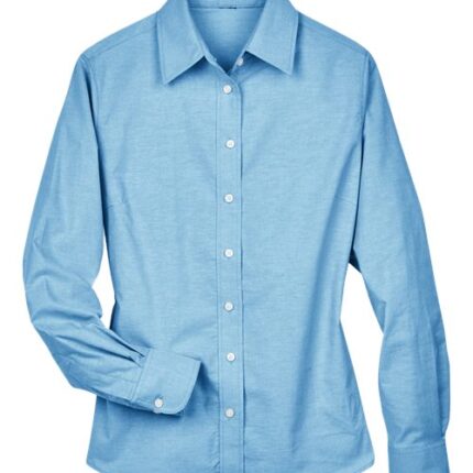 Women's Long Sleeve Oxford Dress Shirt
