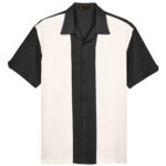 Men's Two-Tone Camp Shirt