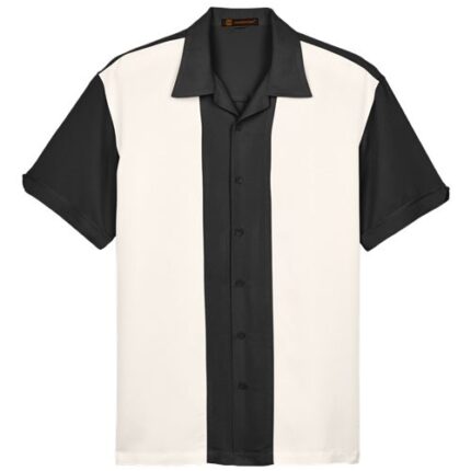 Men's Two-Tone Camp Shirt