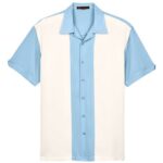 Men's Two-Tone Camp Shirt