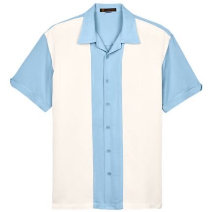 Men's Two-Tone Camp Shirt