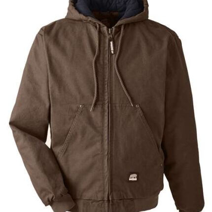 Men's Tall Heartland Washed Cotton Duck Hooded Jacket