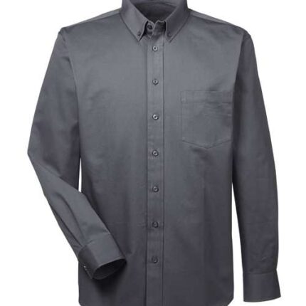 Men's Foundation Cotton Twill Dress Shirt with Teflon