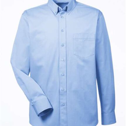 Men's Foundation Cotton Twill Dress Shirt with Teflon
