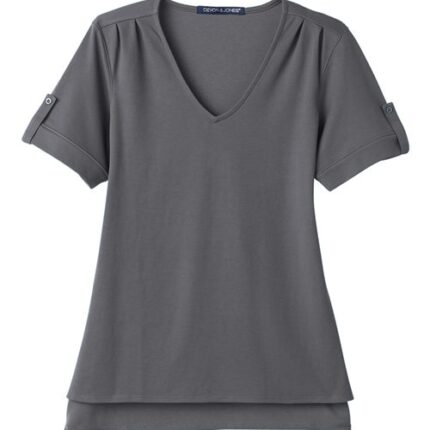 Women's CrownLux Performance® Plaited Rolled Sleeve Shirt