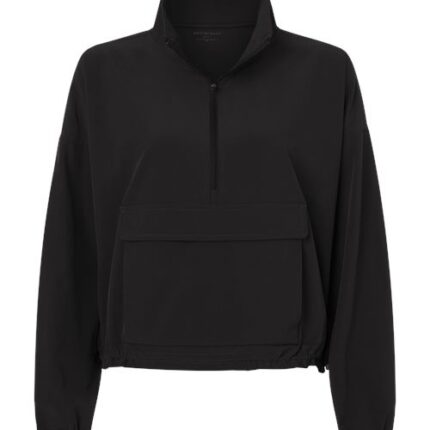 Women's Stretch Woven Quarter-Zip Pullover