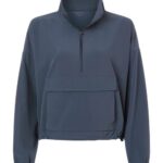 Women's Stretch Woven Quarter-Zip Pullover