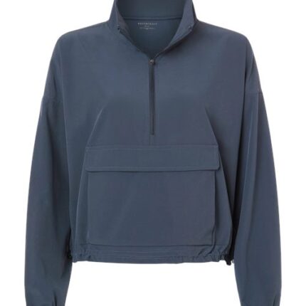 Women's Stretch Woven Quarter-Zip Pullover