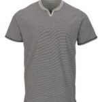 Men's Striped V-Notch T-Shirt