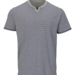 Men's Striped V-Notch T-Shirt