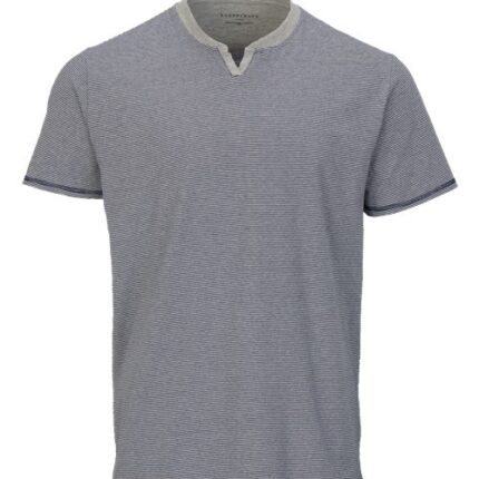 Men's Striped V-Notch T-Shirt