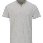 Men's Striped V-Notch T-Shirt