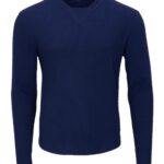 Men's Waffle Knit Long Sleeve T-Shirt