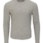 Men's Waffle Knit Long Sleeve T-Shirt