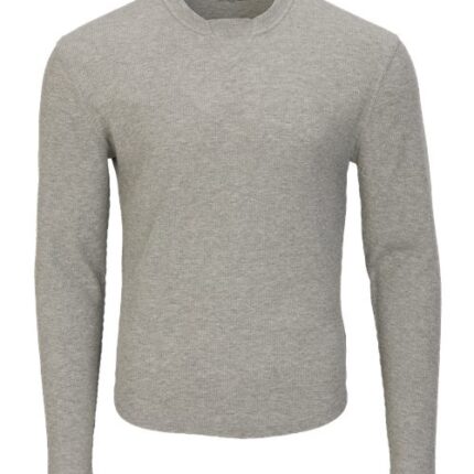Men's Waffle Knit Long Sleeve T-Shirt