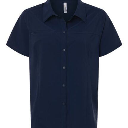 Women's UltraUVP Shoreline Short Sleeve Staff Shirt