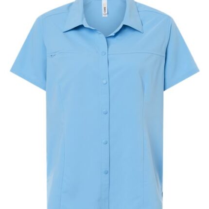 Women's UltraUVP Shoreline Short Sleeve Staff Shirt