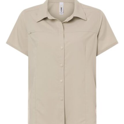 Women's UltraUVP Shoreline Short Sleeve Staff Shirt