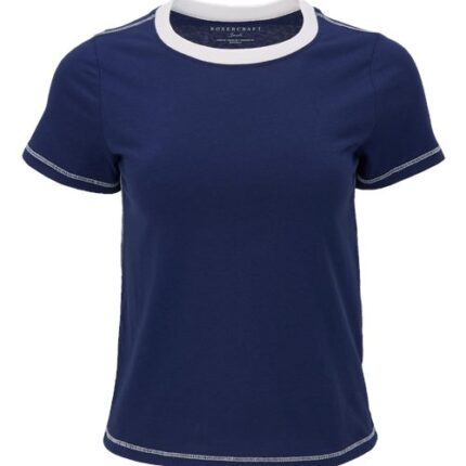 Women's Contrast Stitch Baby Tee