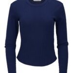 Women's Waffle Knit Baby Long Sleeve T-Shirt