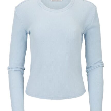 Women's Waffle Knit Baby Long Sleeve T-Shirt