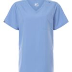 Women's V-Neck 1 Pocket Scrub Top