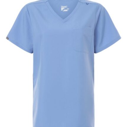 Women's V-Neck 1 Pocket Scrub Top