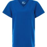 Women's V-Neck 1 Pocket Scrub Top