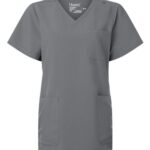 Women's V-Neck 3 Pocket Scrub Top