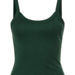 Women's Micro Rib Spaghetti Strap Tank