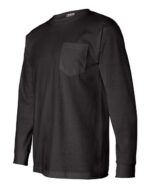 Unisex USA-Made Long Sleeve Pocket T-Shirt - Image 2