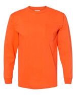 Unisex USA-Made Long Sleeve Pocket T-Shirt