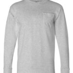 Unisex USA-Made Long Sleeve Pocket T-Shirt