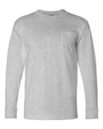 Unisex USA-Made Long Sleeve Pocket T-Shirt