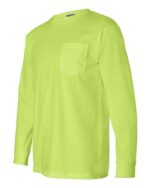 Unisex USA-Made Long Sleeve Pocket T-Shirt - Image 2