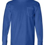 Unisex USA-Made Long Sleeve Pocket T-Shirt