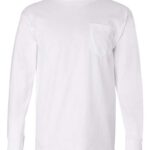 Unisex USA-Made Long Sleeve Pocket T-Shirt