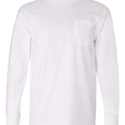 Unisex USA-Made Long Sleeve Pocket T-Shirt