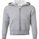 Youth EcoSmart® Full-Zip Hooded Sweatshirt